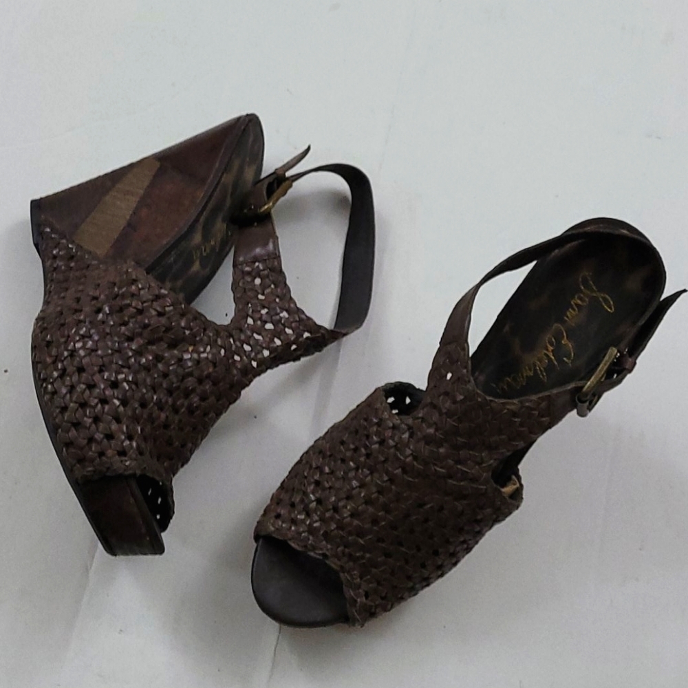 Sam Edelman leather wedge sandal